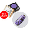 10+1 gratis Creative Flow Color Gel  - Gel creativo per nail art per effetti sfumati e motivi delicati Molly Nails Lavender senza HEMA/Di-HEMA 5 g