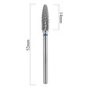 Hartmetallfräser, konisch, rund, grün, Staleks Pro Expert 4/14 mm