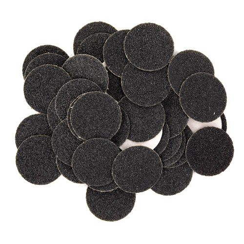 Discos abrasivos de recambio de grano 80 para PodoDisk, tamaño L, 25 mm, 50 unidades