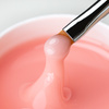 Selbstnivellierendes Builder-Gel, hart, mittlere Konsistenz, Molly Nails Coffee Blush, HEMA/Di-HEMA-frei, 50 g
