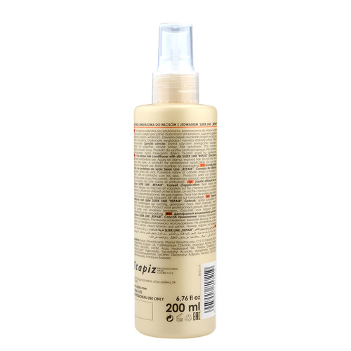Après-shampooing biphasé pour cheveux secs et abîmés Stapiz Sleek Line Repair 200 ml