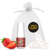 Olio speciale per cuticole e unghie al profumo di fragola con caramelle al burro, in bustina decorativa da 5 ml