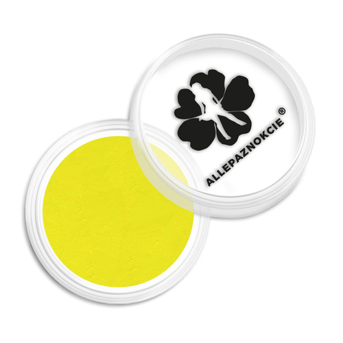 Smoke Nails nail powder, smoke effect, Allepaznokcie neon yellow No. 03