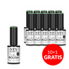 10+1gratis Lakier hybrydowy LED/UV Gel Polish Greens Nr 515 Limited Edition NTN Premium HEMA/Di-HEMA Free 5g