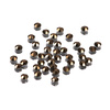Strass per unghie in vetro SS3 Jet Hematite, circa 50 pezzi.