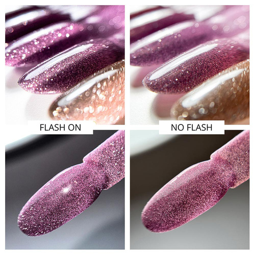 Esmalte híbrido Molly Nails Flashing Lights Fabulous sin HEMA ni Di-HEMA, 8 g, n.º 563