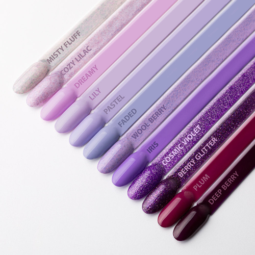 10+2gratis Lakier hybrydowy LED/UV Gel Polish Limited Edition Purples P13 Velvet AlleLac HEMA/Di-HEMA Free 6g