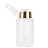 Flacone con dosatore a pompa per liquidi, dorato, 150 ml