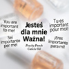 Oliwka okazjonalna do skórek i paznokci o zapachu Peachy Punch z krówkami w ozdobnym woreczku 5ml