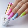 5 + 1 gratuit : Vernis hybride Molly Nails Neon Flashy Cat Eye sans HEMA, 8 g, n° 176