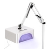 Дзеркальна лампа UV/LED 36 Вт Molly Nails для педикюру зі штативом, біла, V10, довжина кабелю 3 м