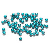 Zirconios de cristal para uñas SS3 Blue Zircon, aprox. 50 unidades.