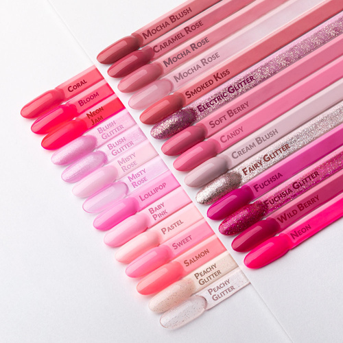LED/UV-Gel-Nagellack Pinks PI10 Bloom AlleLac, frei von HEMA/Di-HEMA, 6 g