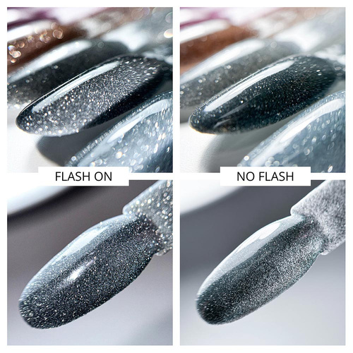 Esmalte híbrido Molly Nails Flashing Lights Extreme sin HEMA ni Di-HEMA, 8 g, n.º 566