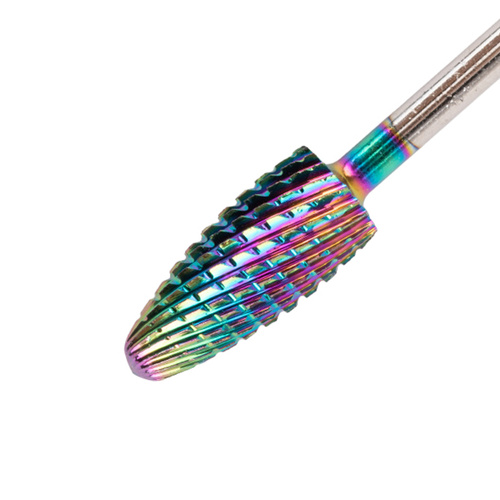 Profesjonalny frez kobaltowo wolframowy tęczowy model Flame 2 M 3/32" Nr 2