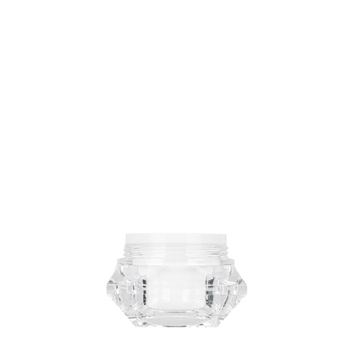 Glas mit transparentem Deckel, weiße Diamond-Thermoskanne, 5 ml, Set