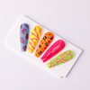 5+1gratis Lakier hybrydowy Molly Nails Neons Neon Red HEMA/Di-HEMA Free 8g Nr 77