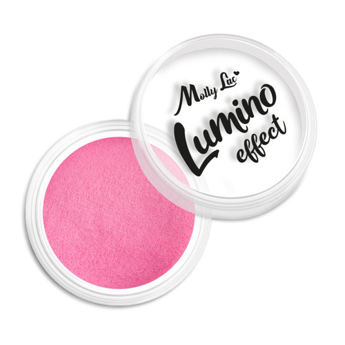 Polvo para uñas que brilla en la oscuridad MollyLac Lumino Effect n.º 6