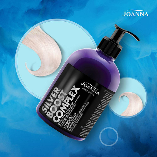 Shampoo ravvivante per capelli colorati Joanna Silver Boost Complex 500 g