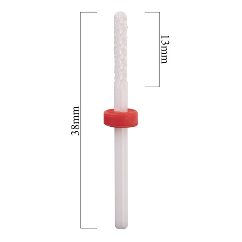 Fresa ceramica per cuticole Small Barrel Ball F 3/32" delicata