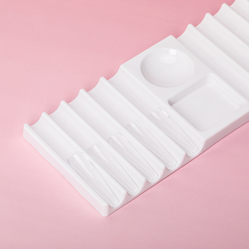 White Organizer for Nail Extension Templates and Molds