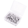 Capuchones para manicura y pedicura, mandriles, recubrimientos abrasivos, mini cilindros de 3 mm, grano 180, blancos, 50 unidades.