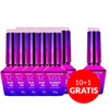 10 + 1 gratis: Base de caucho para uñas flexibles S.O.S. Antidotum Molly Nails Cotton Candy 10 g
