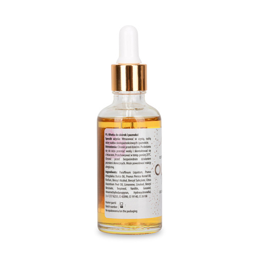 Oliwka do skórek i paznokci z zakraplaczem Mango MollyNails 50ml