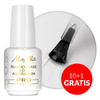 10+1 free Rubber base flexible nails manicure pedicure for decorations S.O.S. Antidote Pro Salon Molly Nails Clear 15g