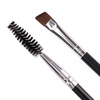 Pinceau cosmétique double face à pointe biseautée pour le henné, pinceau pour sourcils et cils