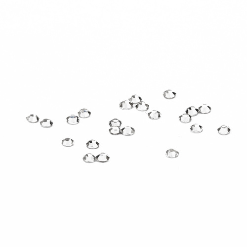 Strass per unghie in vetro SS3 Crystal, circa 50 pezzi.