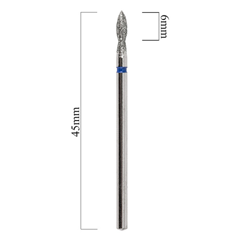 Diamantfräserset GD0204D M, blau, mittel, 10 Stück