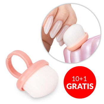 10+1gratis Pędzelek do odpylania AlleLac różowy