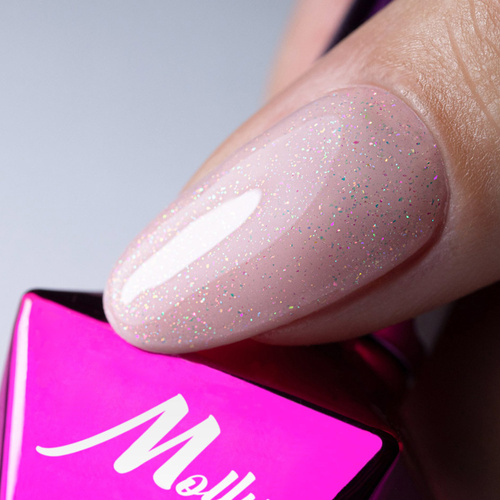 Top LED/UV no wipe brokatowy Molly Nails Sparkle Top Picante 10g