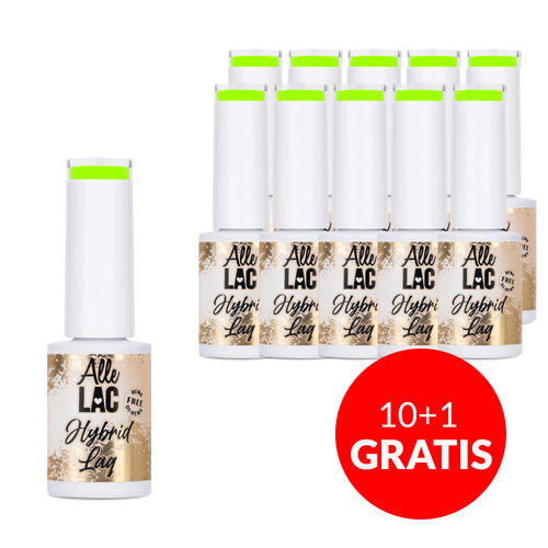 10 + 2 gratuits - Vernis hybride LED/UV Gel Polish n° 256 Édition limitée AlleLac sans HEMA/Di-HEMA 5 g