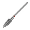 Frez z węglika spiekanego szyszka czerwona Staleks Pro Expert 6/14mm