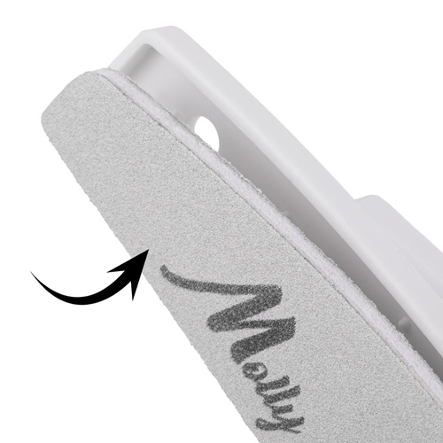 Mango ergonómico ComfortGrip de MollyLac para lima de uñas, 1 unidad.
