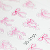 Adhesivos para uñas 5D autoadhesivos con lazos rosas SD-2159 MollyNails