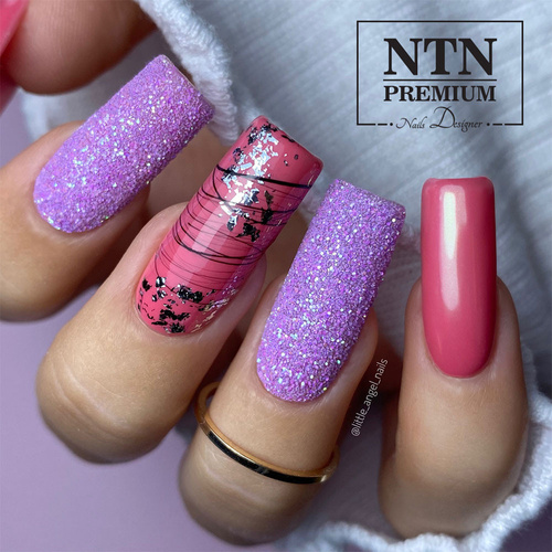 Metallic nail dust Alu flakes Allure nails silver 0.2 g No. 1