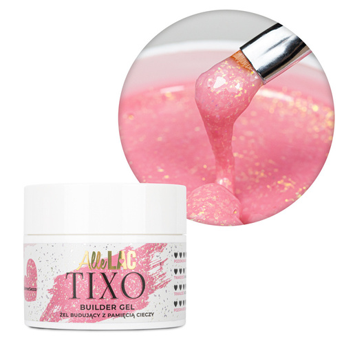 Gel modellante tissotropico AlleLac Tixo Builder Gel ShimmerSecco 45 g