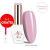 5 + 1 gratis: Esmalte híbrido LED/UV Gel Polish La Vie en Rouge n.º 327 Morning Kiss de MollyNails, sin HEMA ni Di-HEMA, 8 g + Muestra de tonos rosas GRATIS