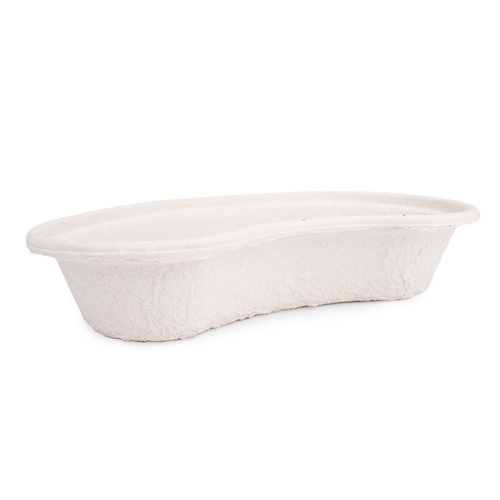 Disposable medical kidney dish, paper, 900 ml