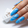 5+1gratis Lakier hybrydowy Molly Nails Blue Sky Sky Blue HEMA/Di-HEMA Free 8g Nr 114
