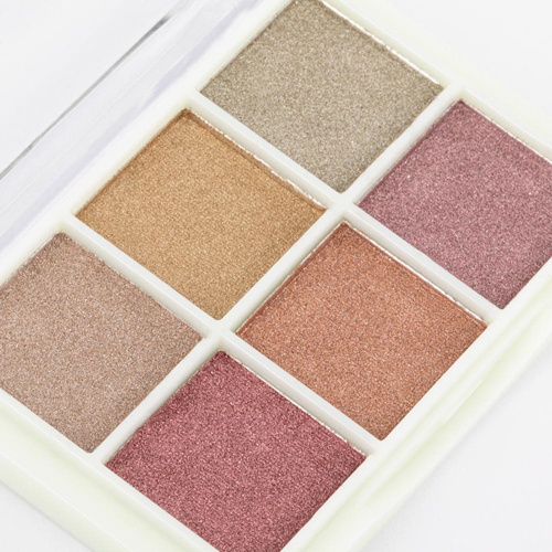 Pyłek do paznokci efekt lustra kasetka 6 kolorów Molly Nails Nr 3