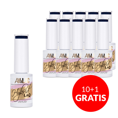10 + 2 gratuits - Vernis hybride LED/UV Gel Polish n° 261 Édition limitée AlleLac 5 g