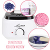LoveWax AX200 black and white wax heater, 100W, 500 ml