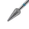 Fraise diamantée en forme de poire, à pointe pointue, bleue, Staleks Expert 5/12 mm
