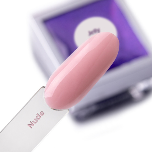 Gel de construcción denso Jelly Nude de Allepaznokcie, sin HEMA ni Di-HEMA, 50 g