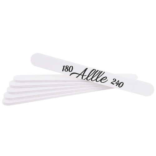 Nagelfeile Sicherheitspaket Allle einfach weißes Mittel 180/240 CU-12 Hohe Qualität