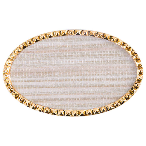 Support-cadre pour photos et présentation de capsules CG-15 doré 47 x 75 mm